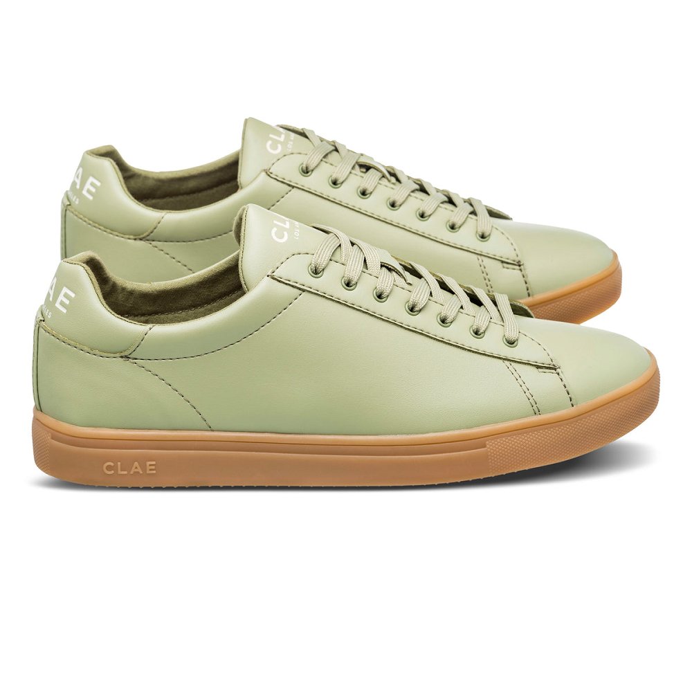 CLAE BRADLEY CACTUS Shoes Mens USA021-L46 In Sage Light Gum